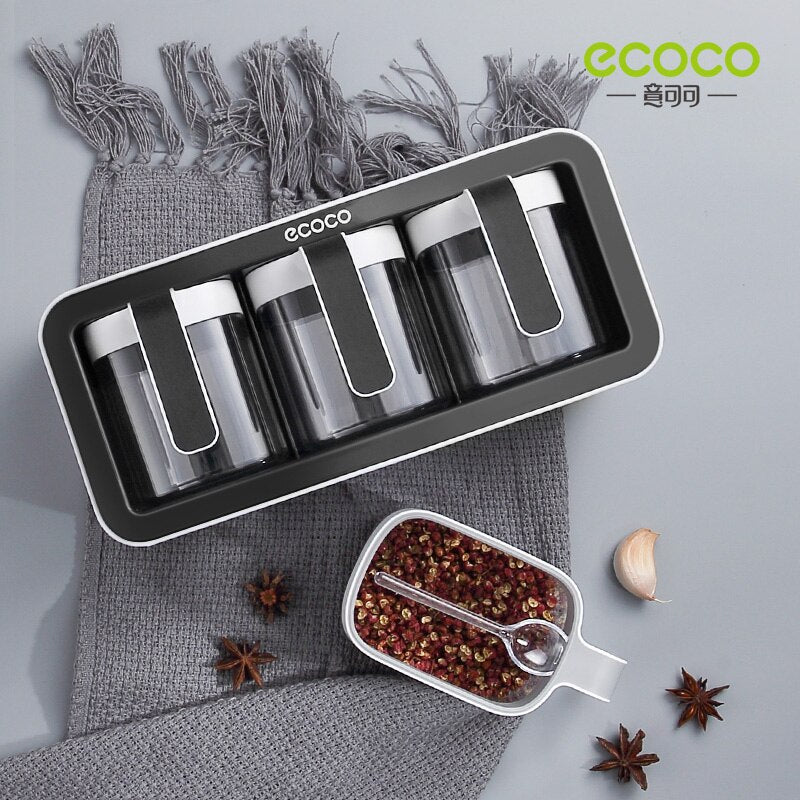 ECOCO Kitchen Accessories Organizer Rack Multi-Function Spice Storage Condiment Bottle Storage Rack Tool Kitchen Gadgets