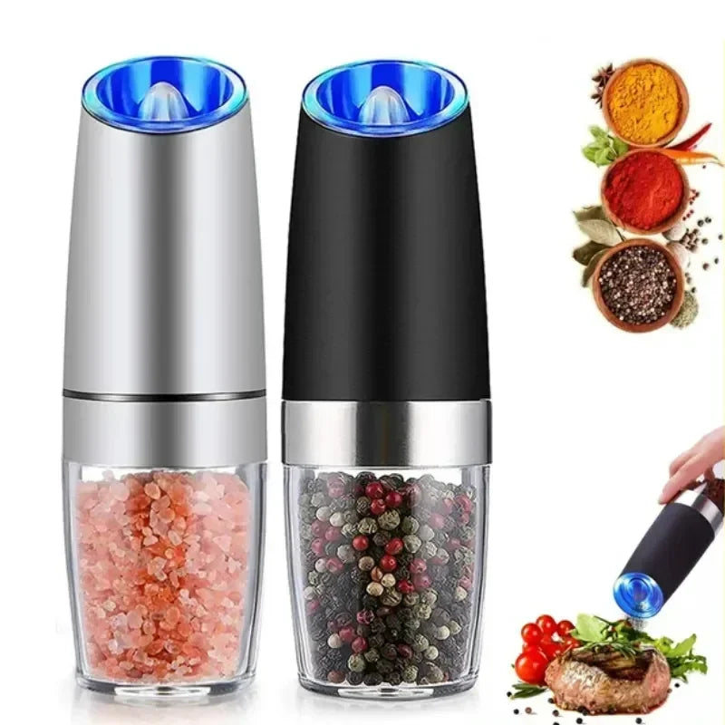 Electric Herb Coffee Grinder Automatic Gravity Induction Pepper Shaker Gravity Spice Mill Adjustable Grinder Kitchen Mill Tool