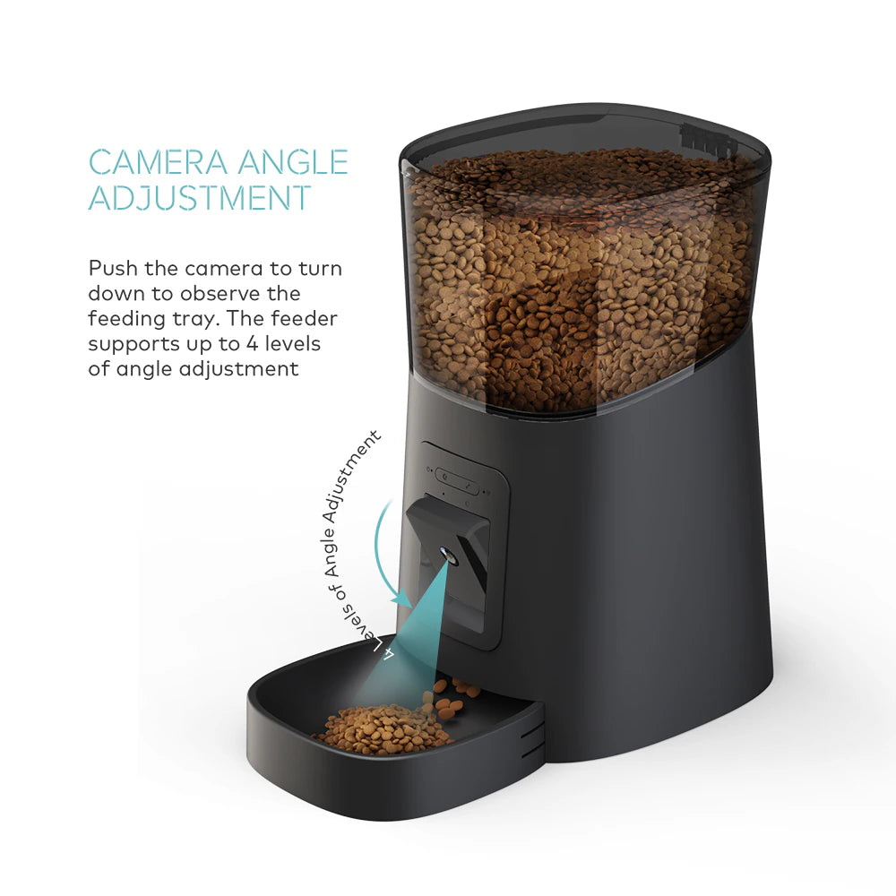 Dispenser animale, video camera